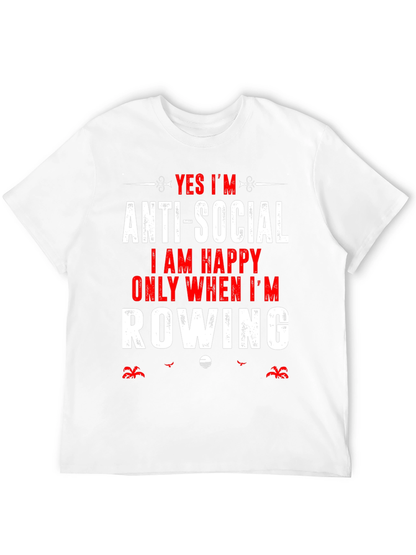 Anti-Social Row Boat T-Shirt