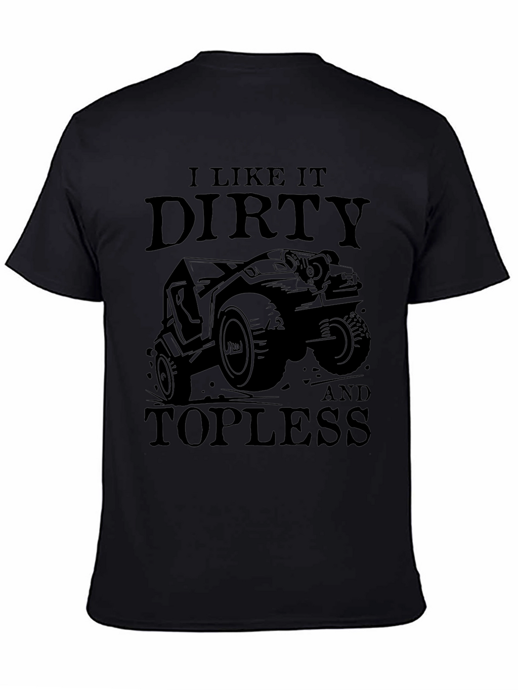 Dirty and Topless Jeep Graphic Tee - Mens