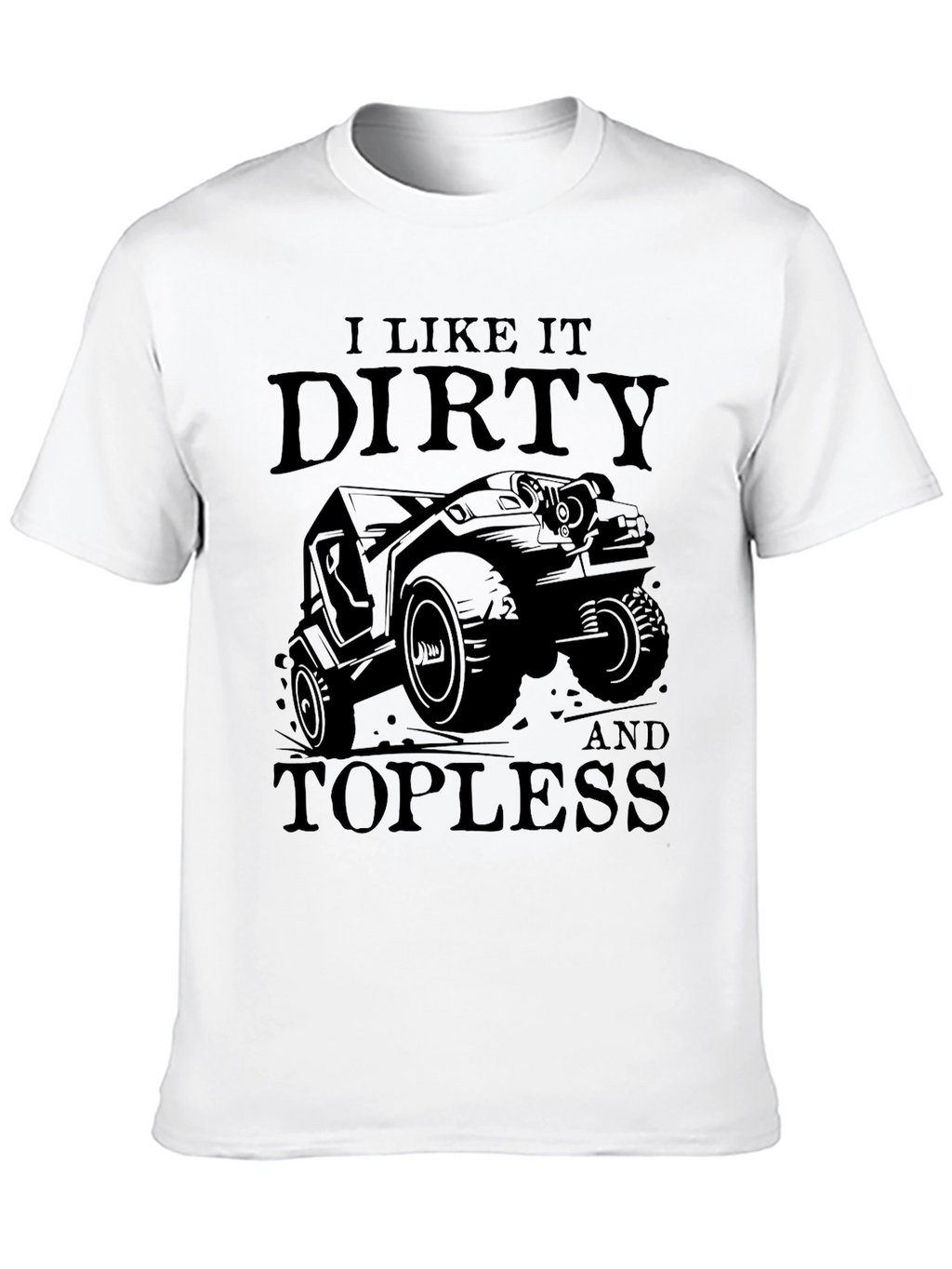 Dirty and Topless Jeep Graphic Tee - Mens