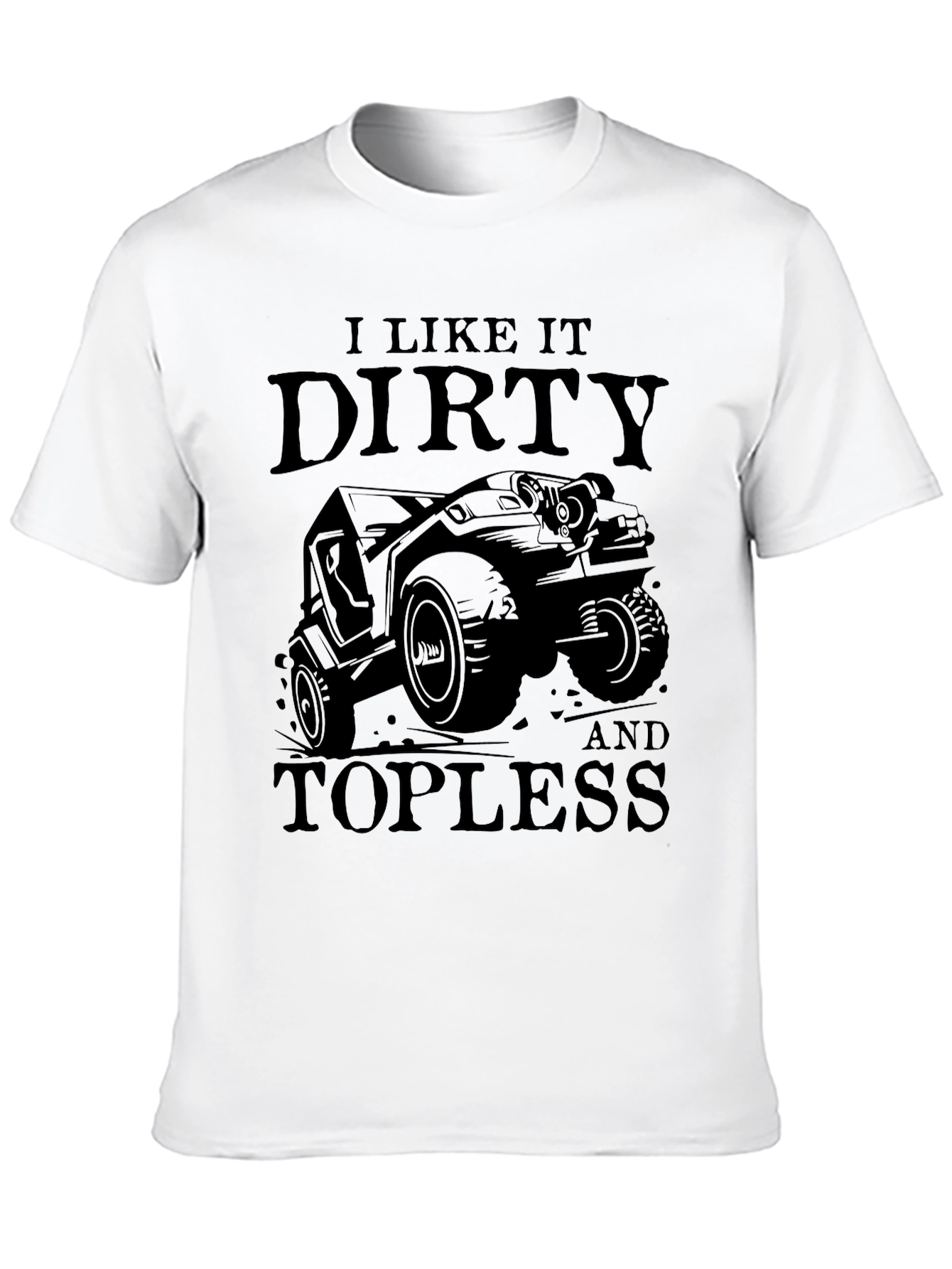 Dirty and Topless Jeep Graphic Tee - Mens