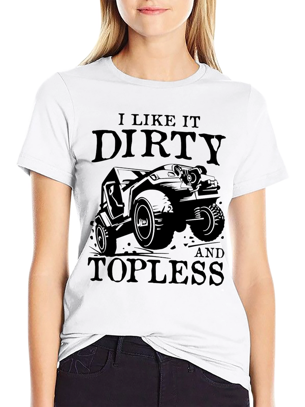 Dirty and Topless Jeep Graphic Tee - Mens