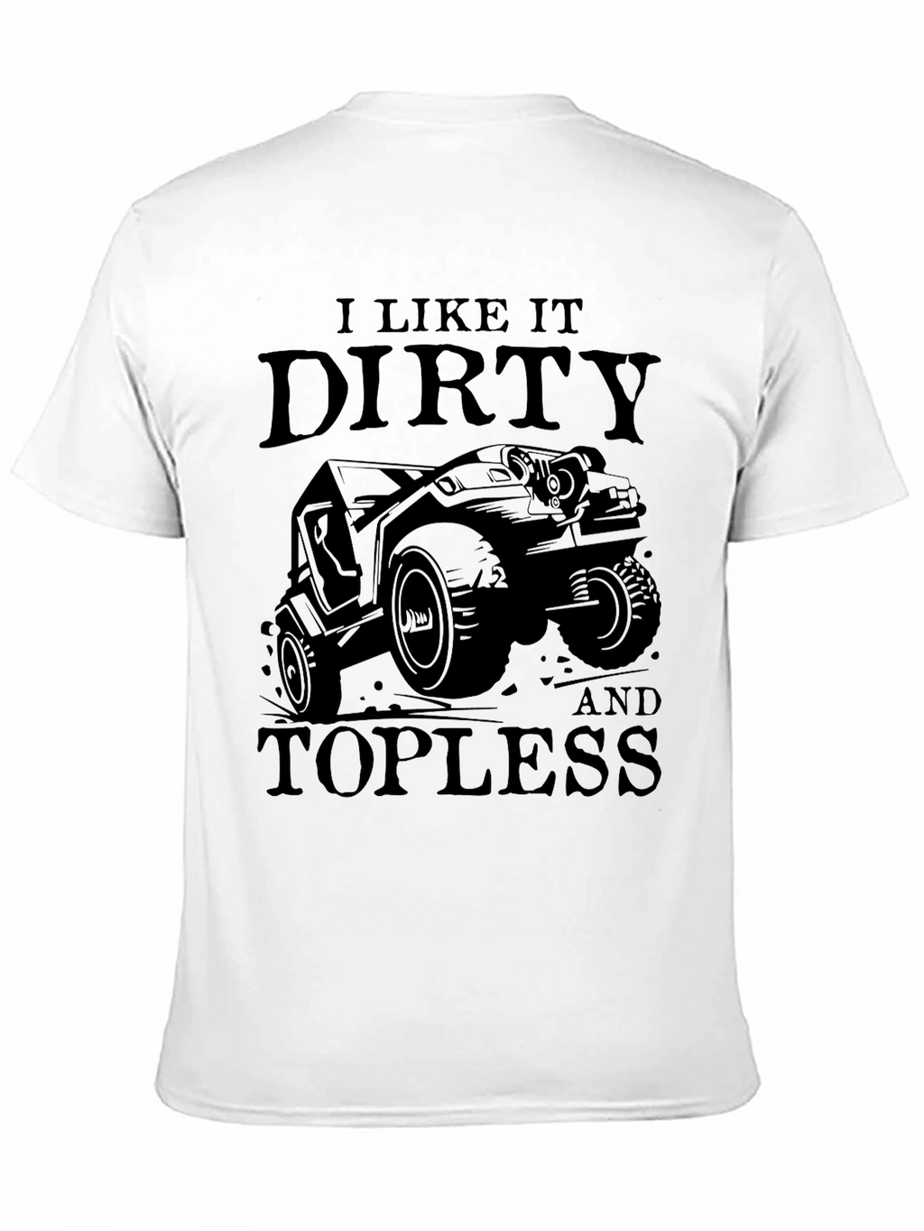 Dirty and Topless Jeep Graphic Tee - Mens