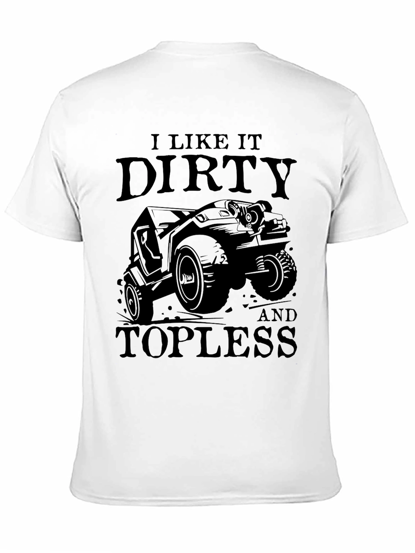 Dirty and Topless Jeep Graphic Tee - Mens