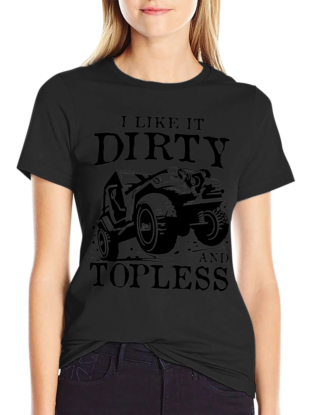 Dirty and Topless Jeep Graphic Tee - Mens