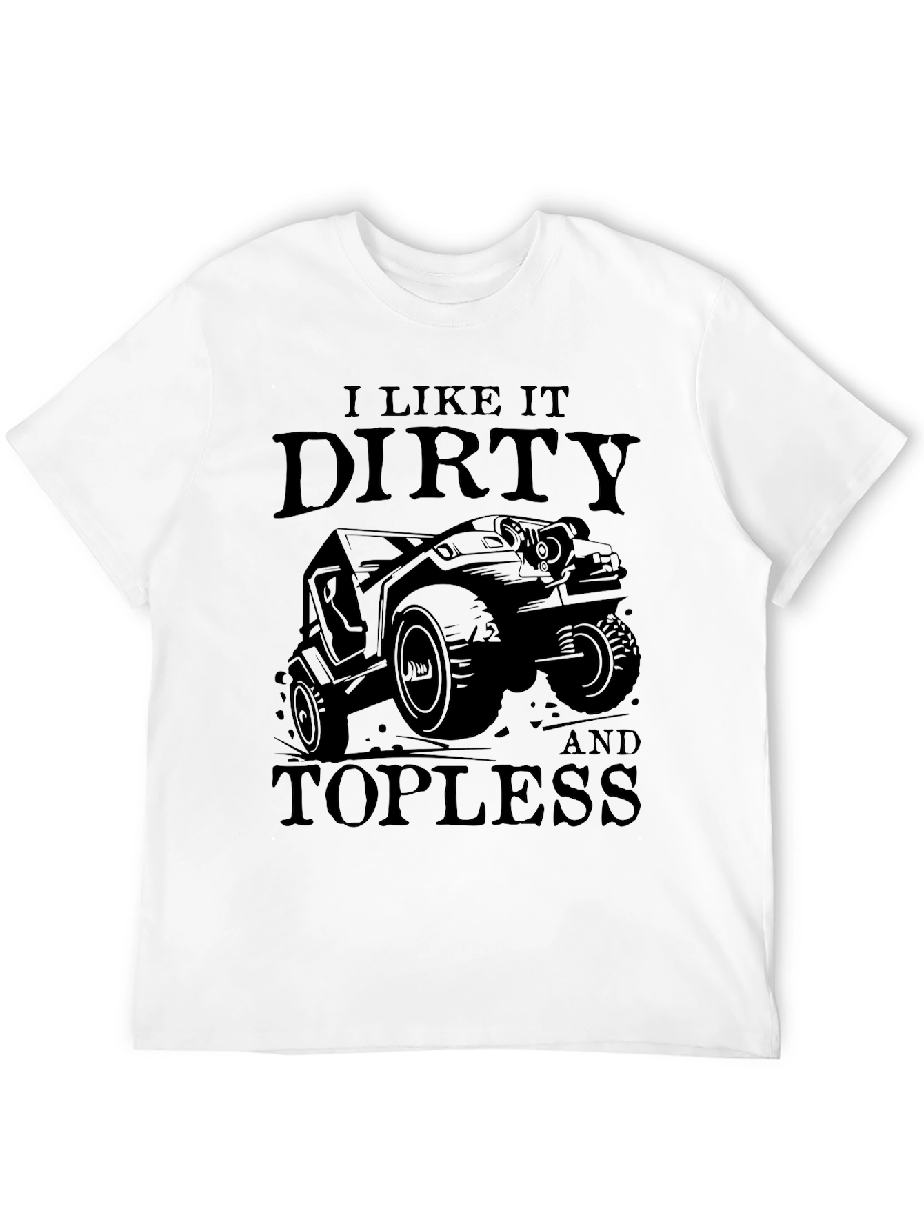 Dirty and Topless Jeep Graphic Tee - Mens