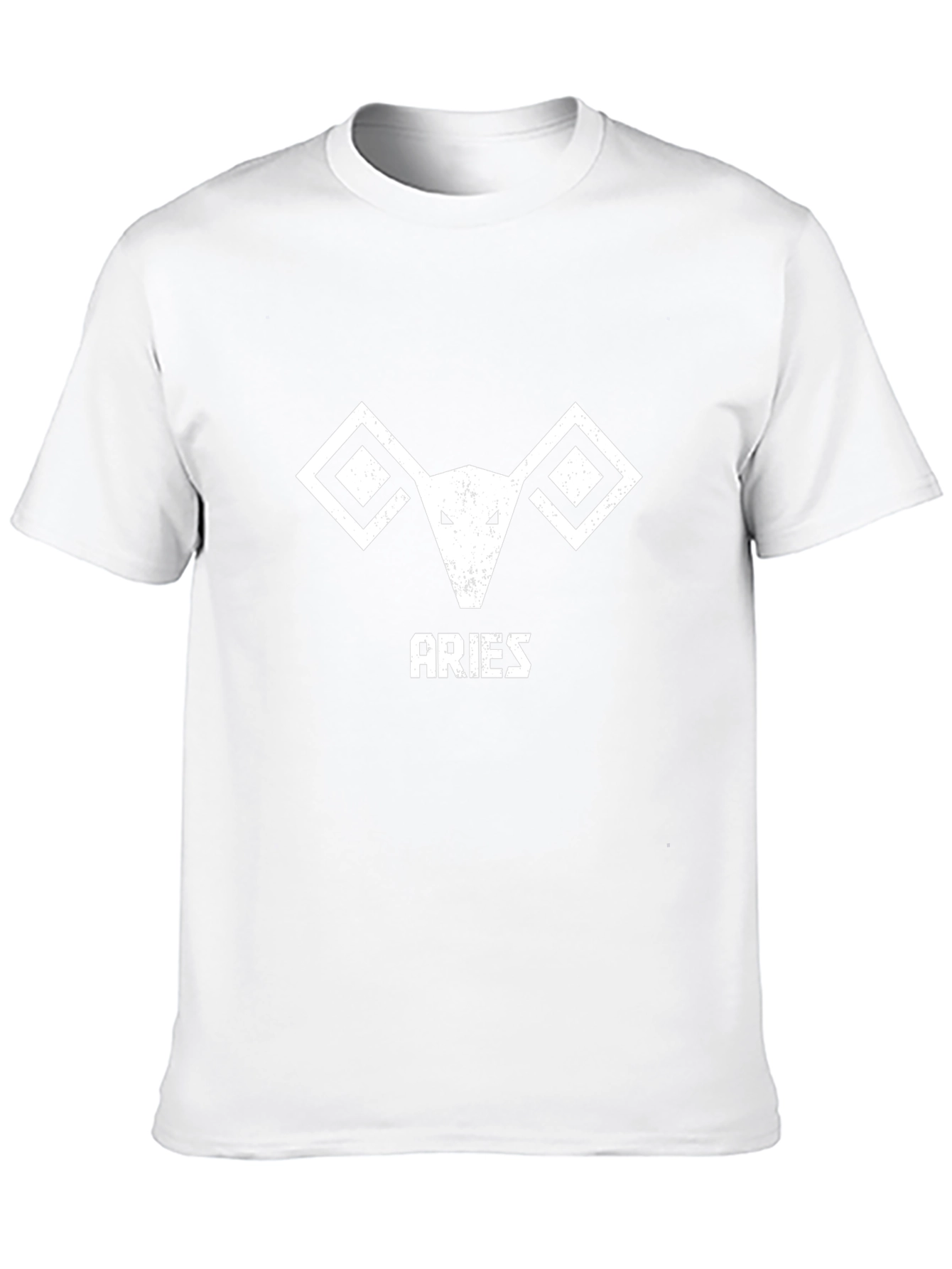 Aries Zodiac Graphic Tee - Black Cotton Comfort