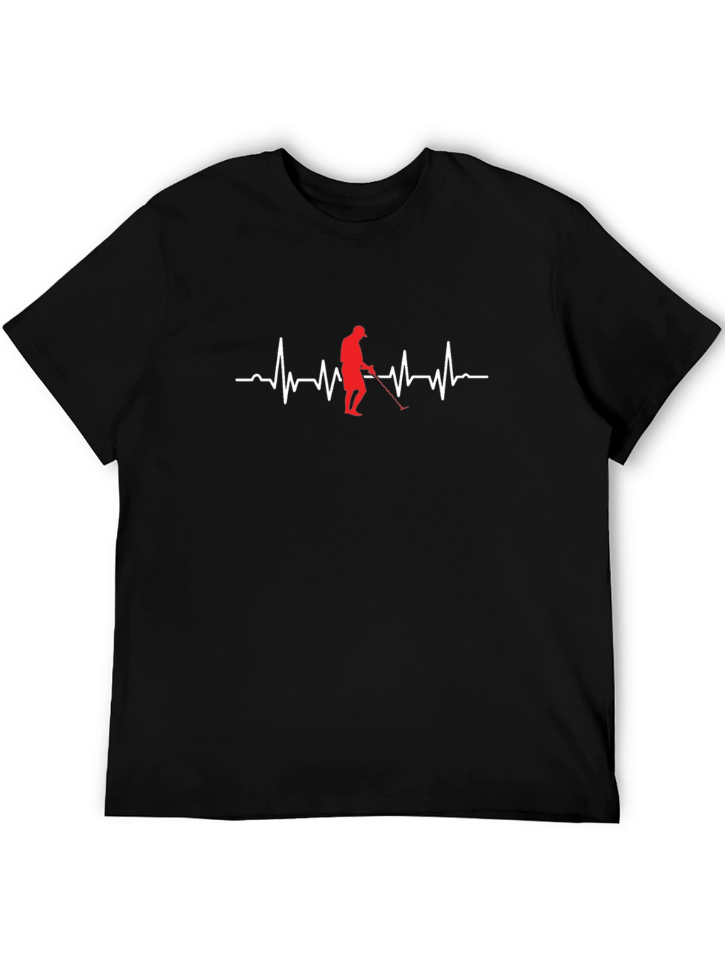 Golf Heartbeat T-Shirt - Golfer Gift