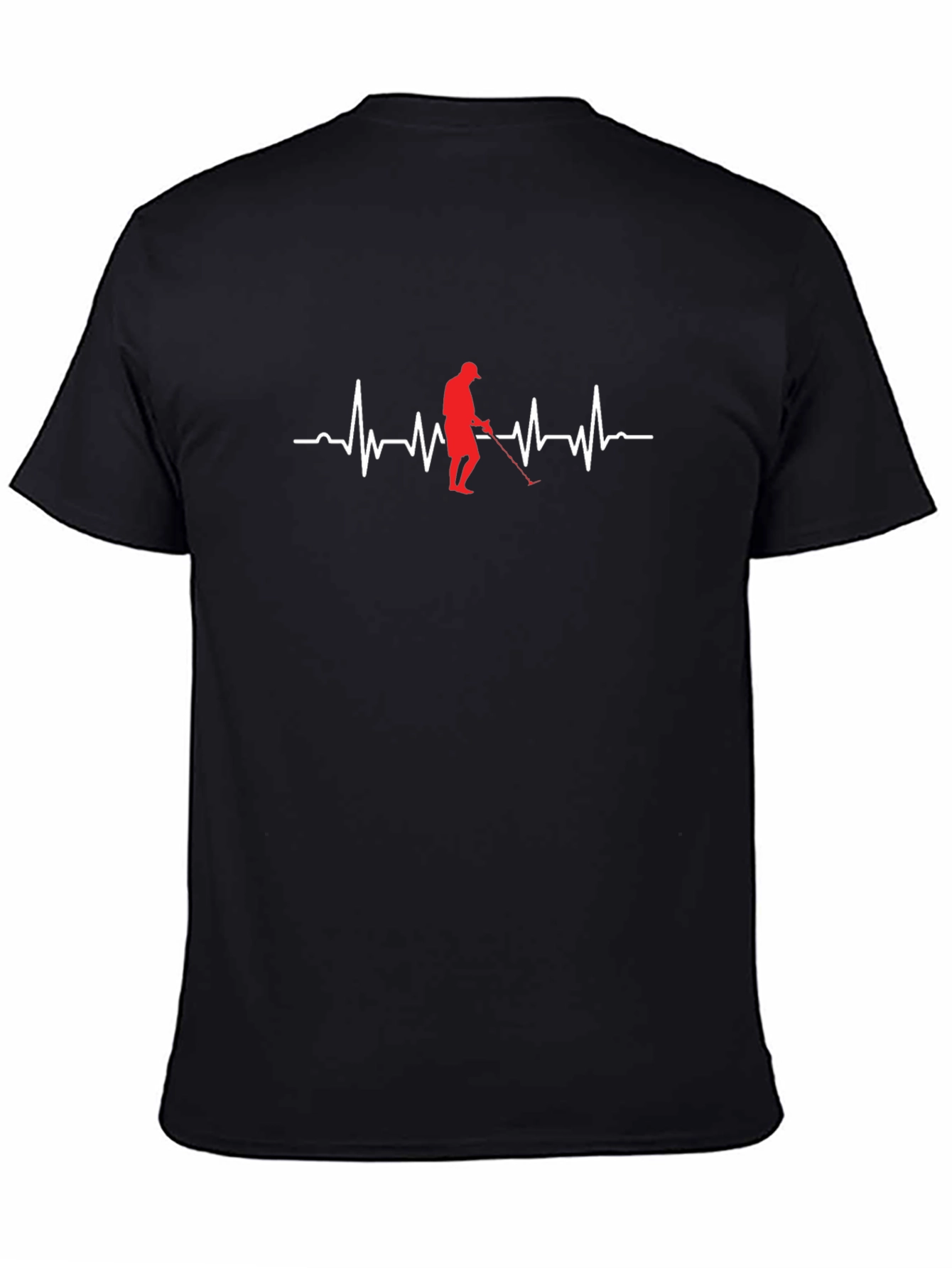 Golf Heartbeat T-Shirt - Golfer Gift