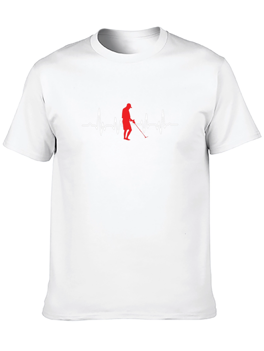Golf Heartbeat T-Shirt - Golfer Gift