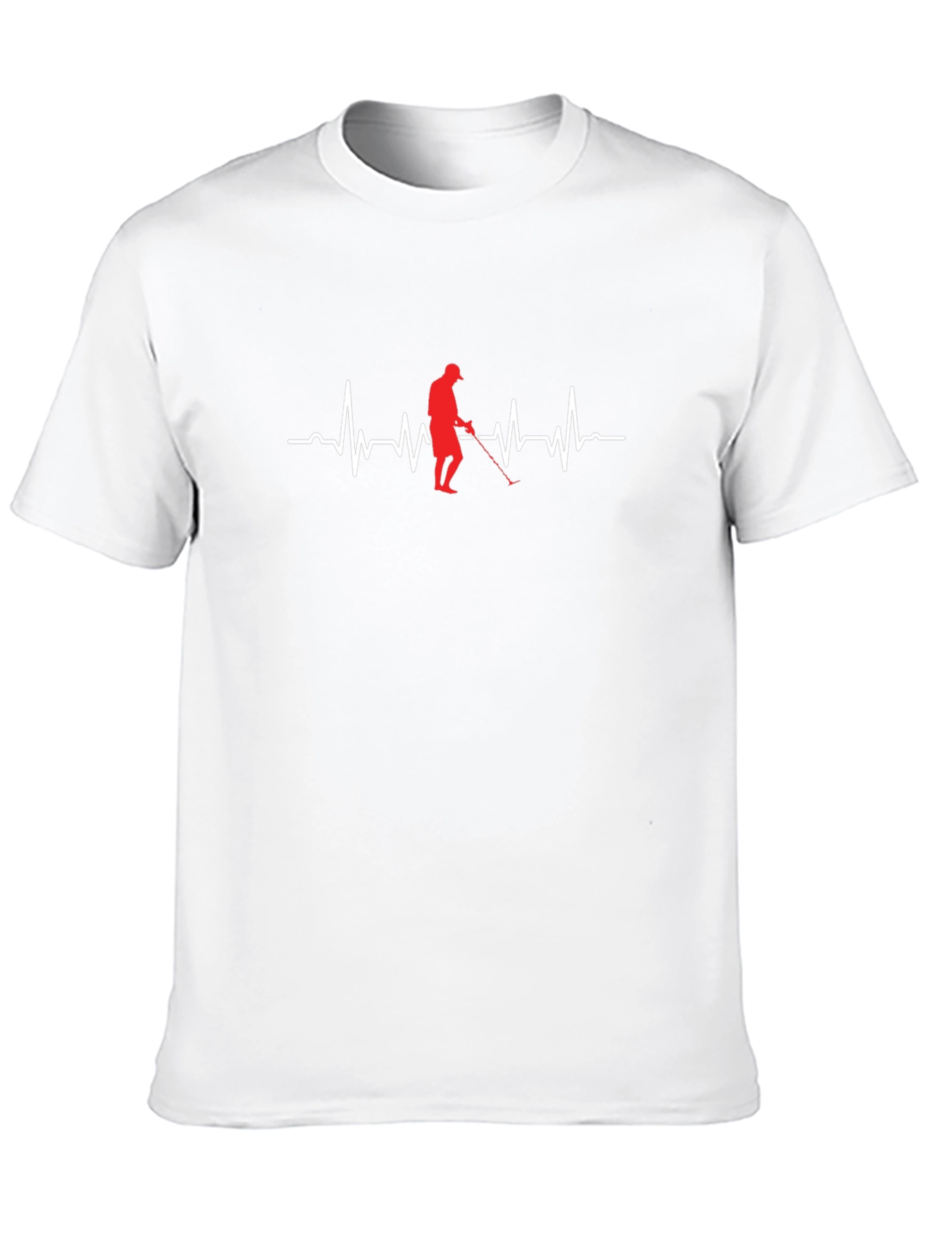 Golf Heartbeat T-Shirt - Golfer Gift