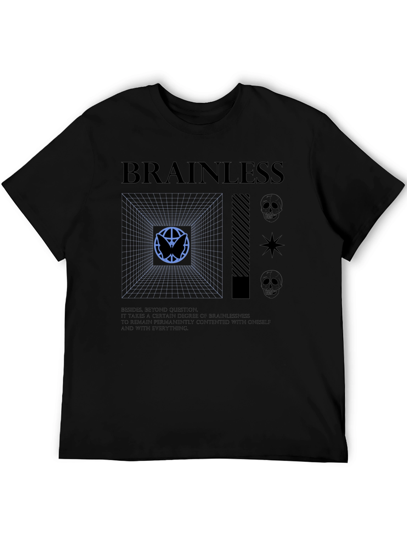 Brainless Graphic T-Shirt: Edgy Streetwear