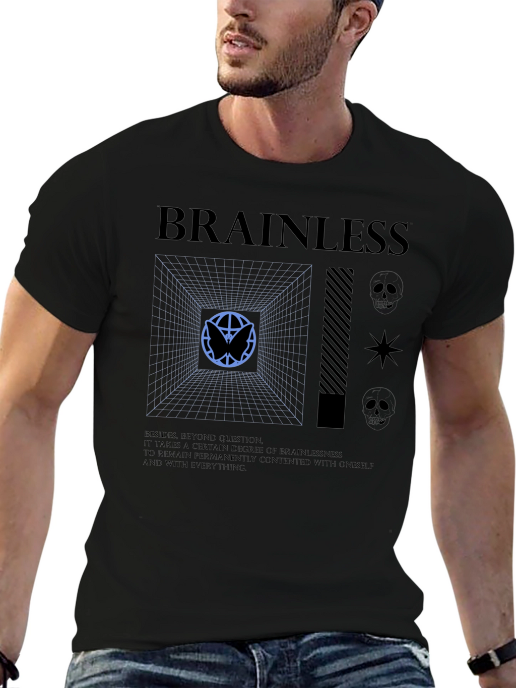 Brainless Graphic T-Shirt: Edgy Streetwear