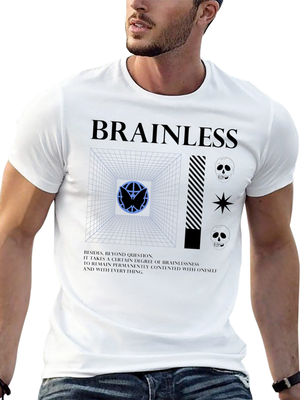 Brainless Graphic T-Shirt: Edgy Streetwear