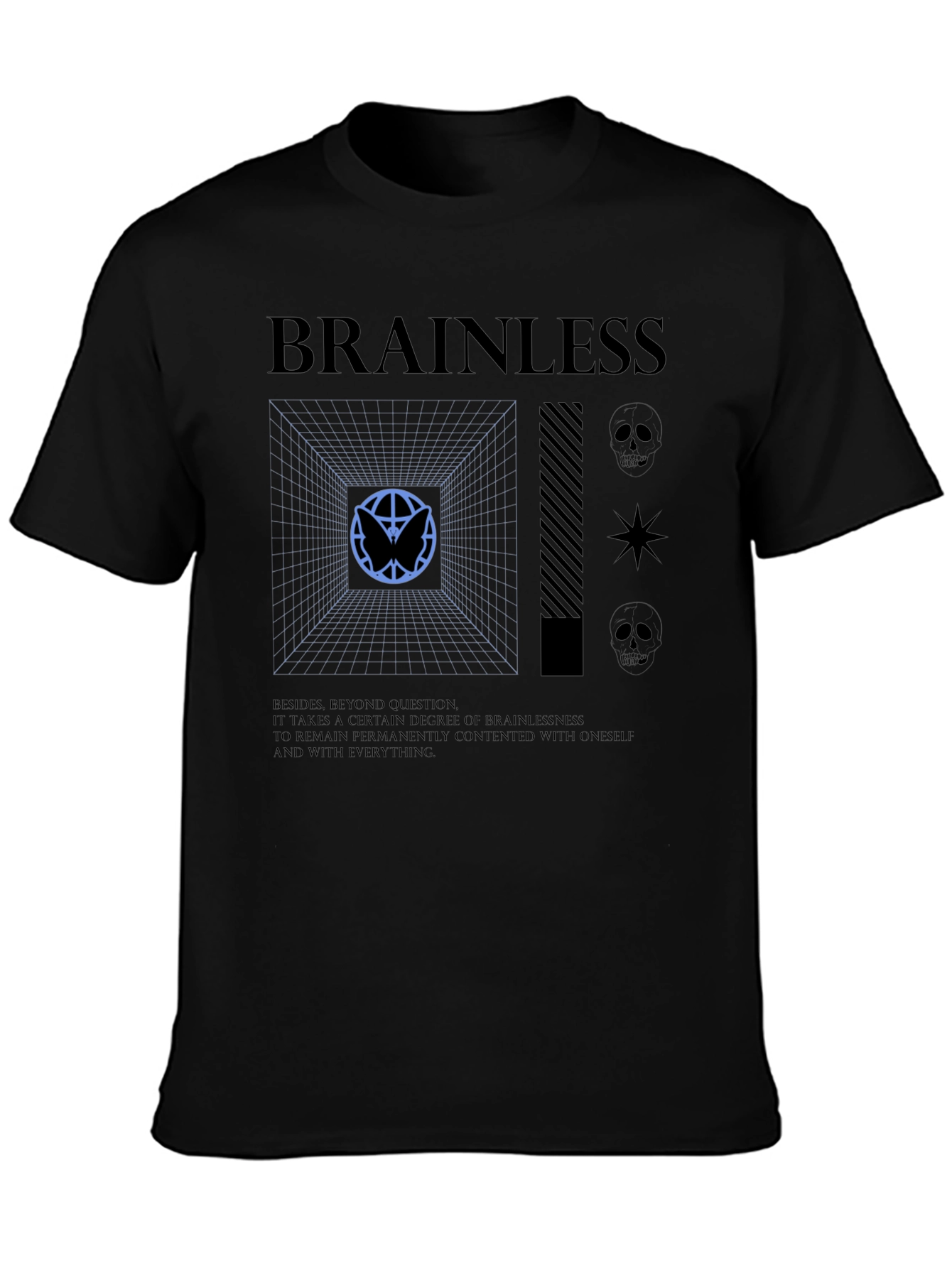 Brainless Graphic T-Shirt: Edgy Streetwear