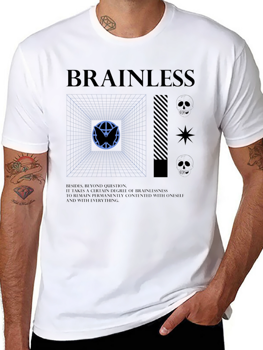 Brainless Graphic T-Shirt: Edgy Streetwear