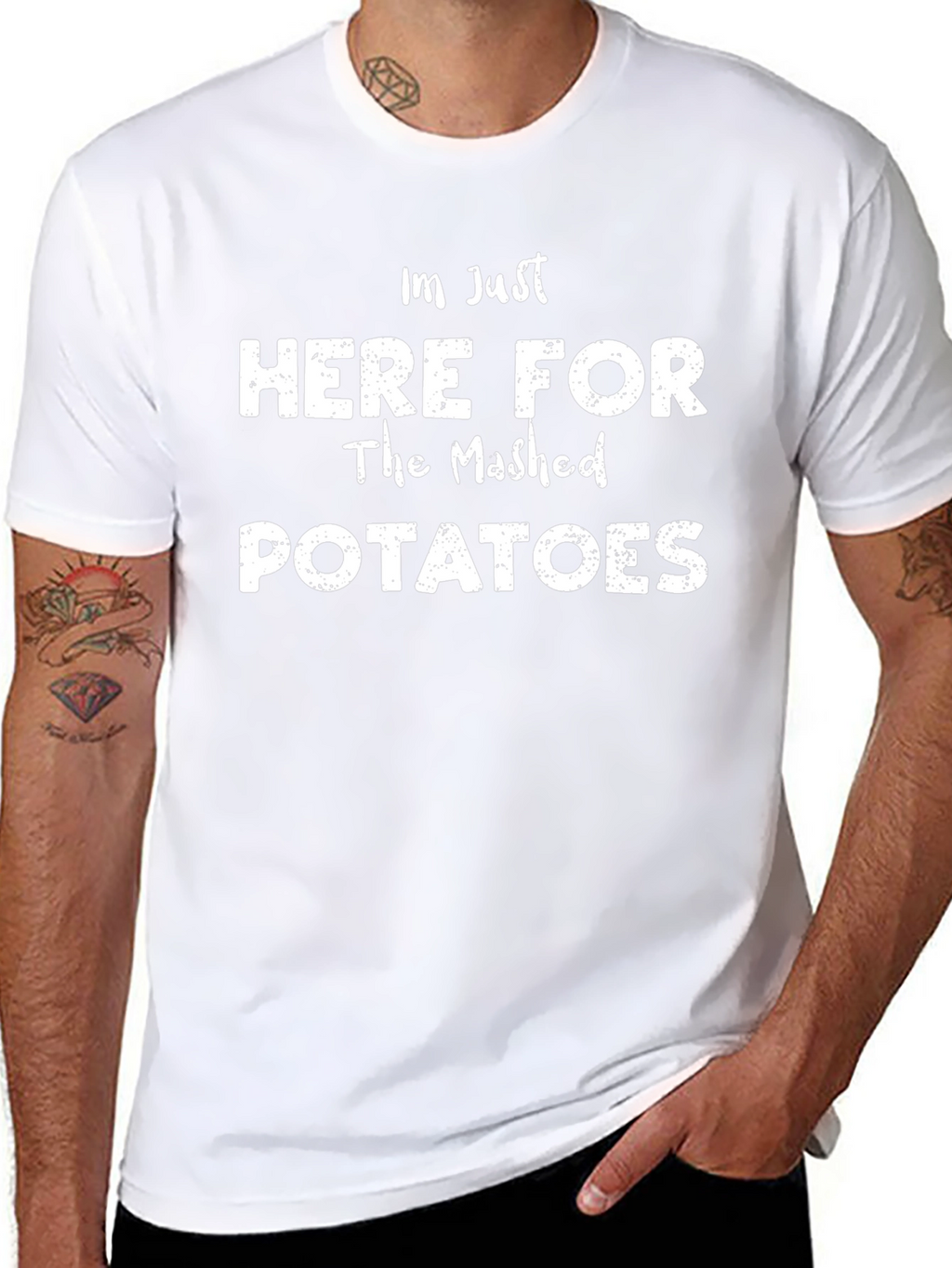 Mashed Potato Fan T-Shirt - Funny Foodie Tee