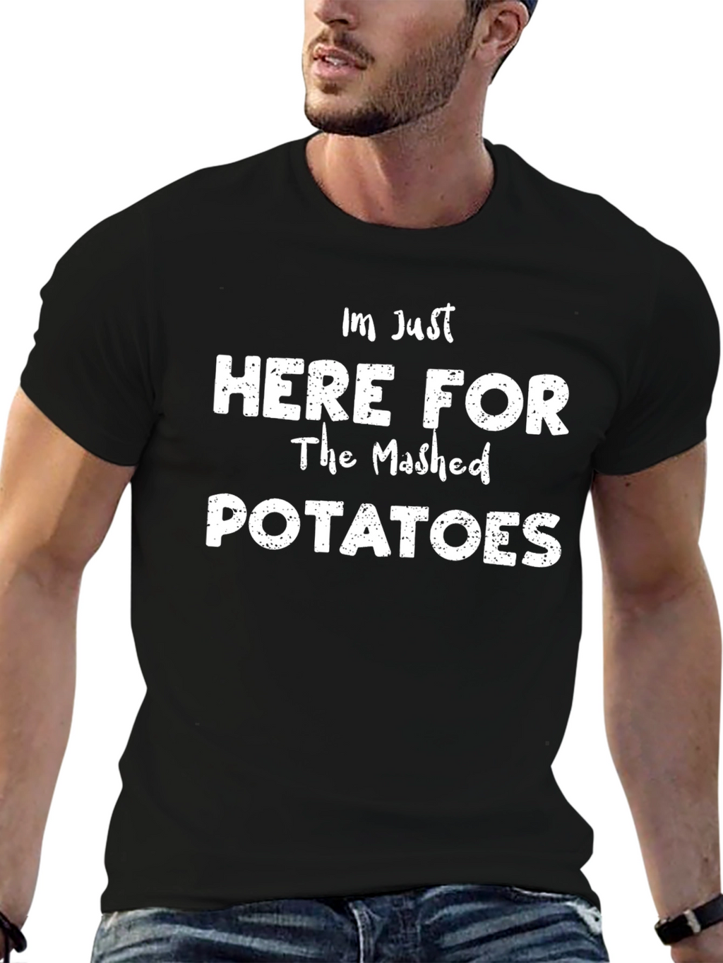 Mashed Potato Fan T-Shirt - Funny Foodie Tee