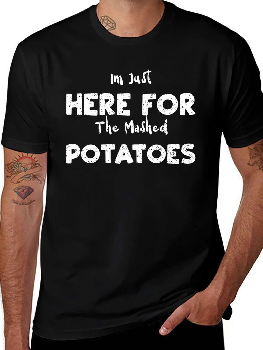 Mashed Potato Fan T-Shirt - Funny Foodie Tee