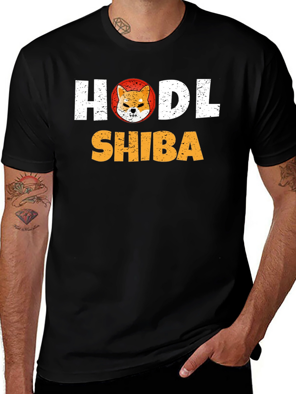 HODL Shiba Crypto T-Shirt - Meme Tee