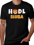HODL Shiba Crypto T-Shirt - Meme Tee