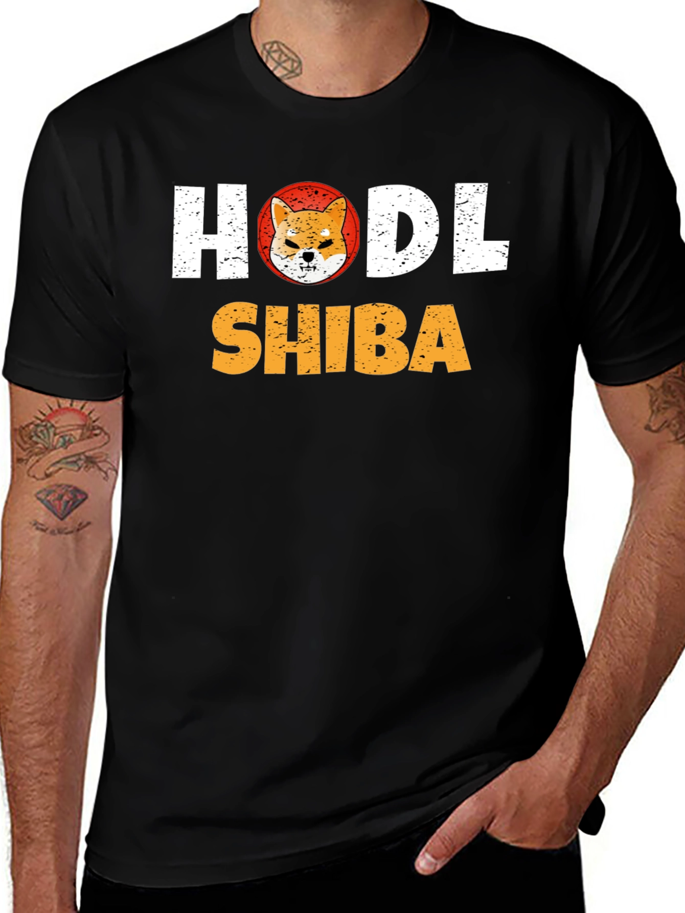 HODL Shiba Crypto T-Shirt - Meme Tee