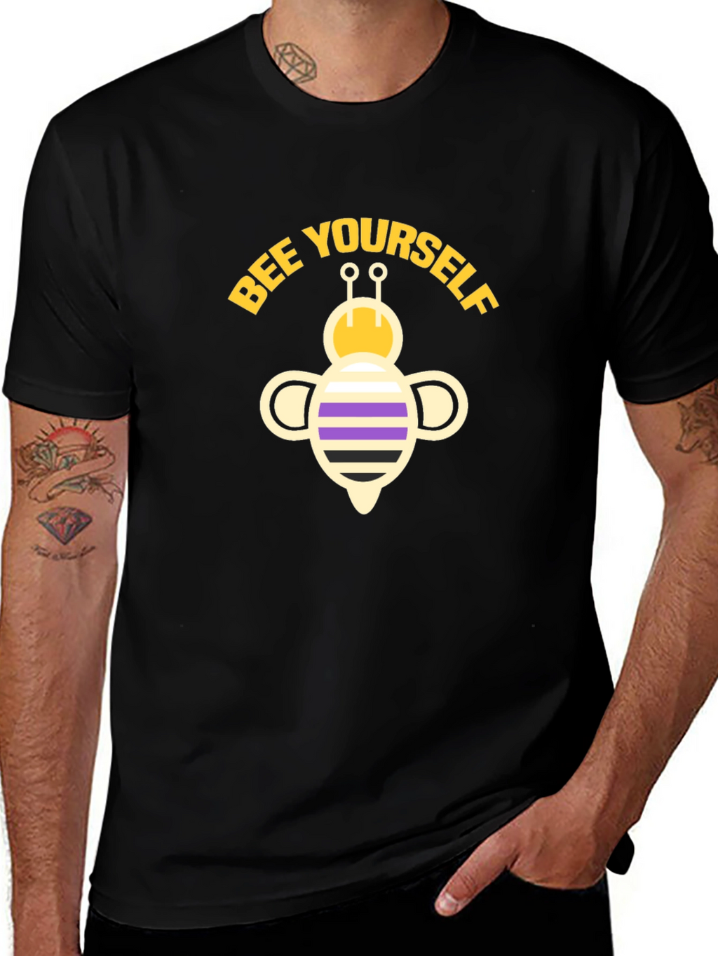 Bee Yourself T-Shirt - LGBTQ+ Pride Design