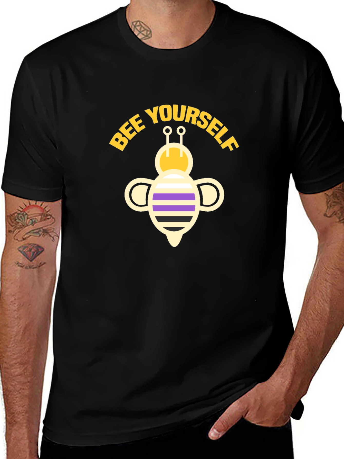 Bee Yourself T-Shirt - LGBTQ+ Pride Design