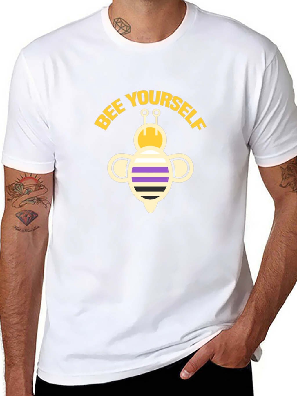 Bee Yourself T-Shirt - LGBTQ+ Pride Design