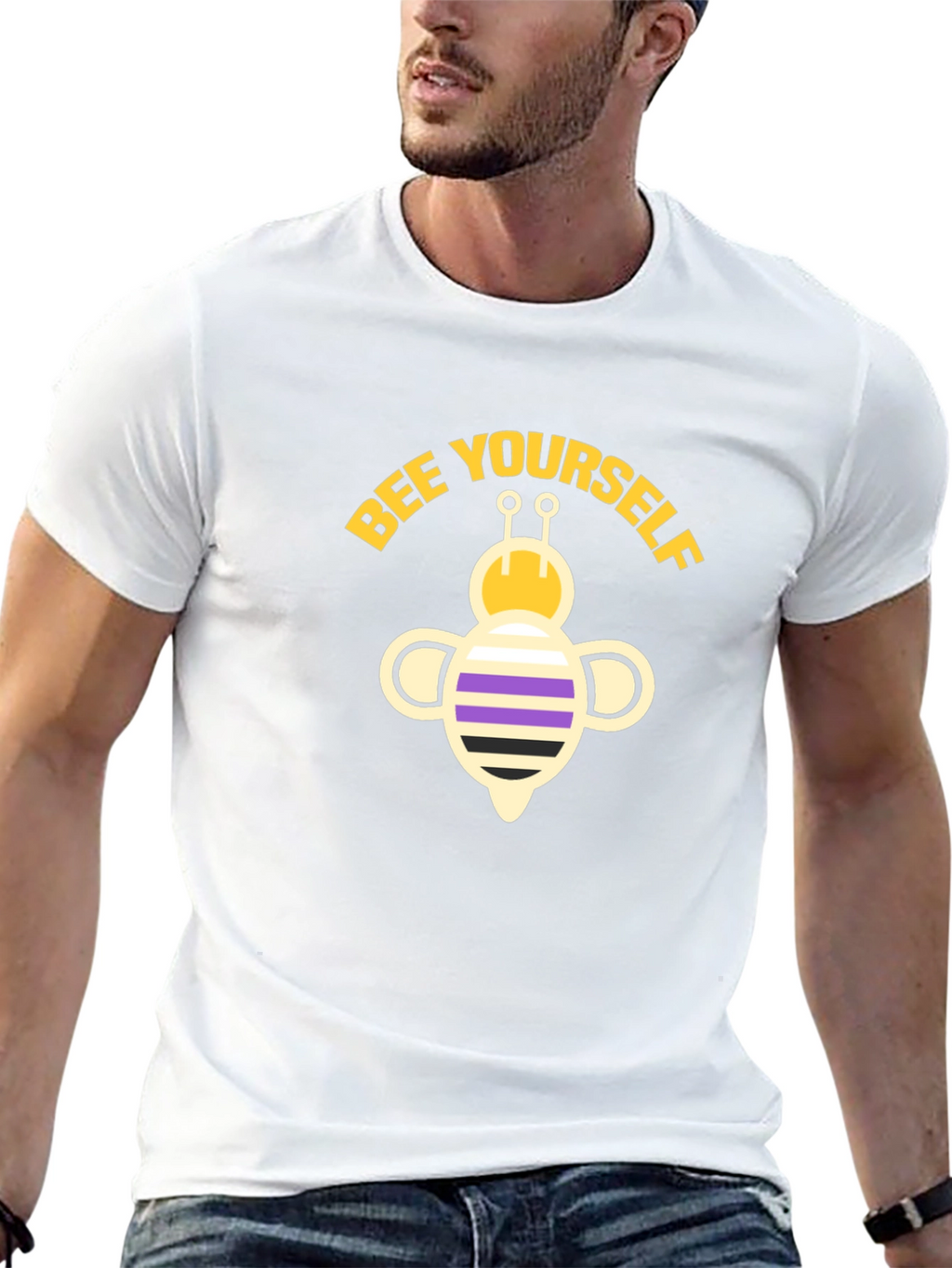 Bee Yourself T-Shirt - LGBTQ+ Pride Design