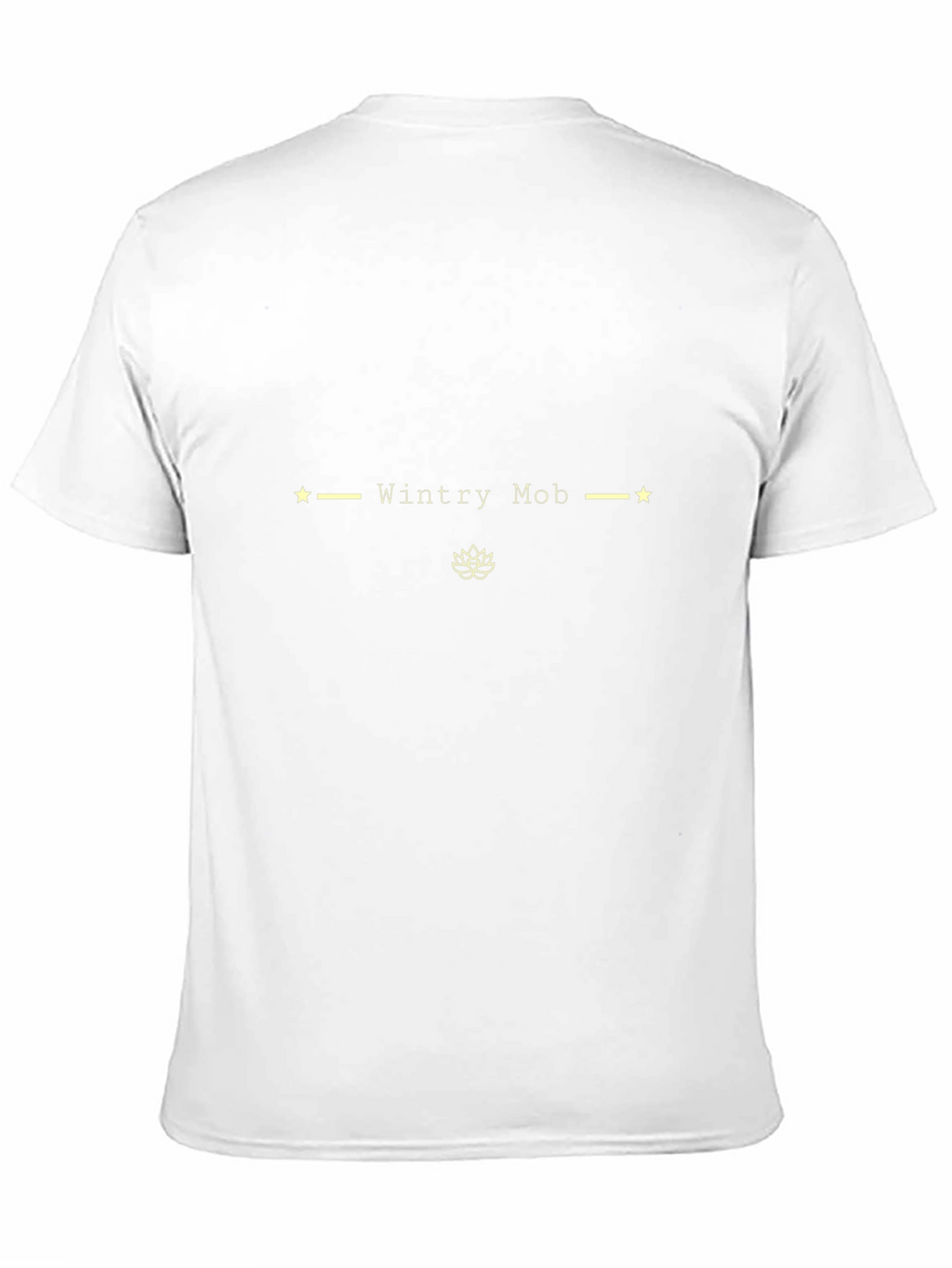 Trendy Black T-Shirt - Wintry Mob Design