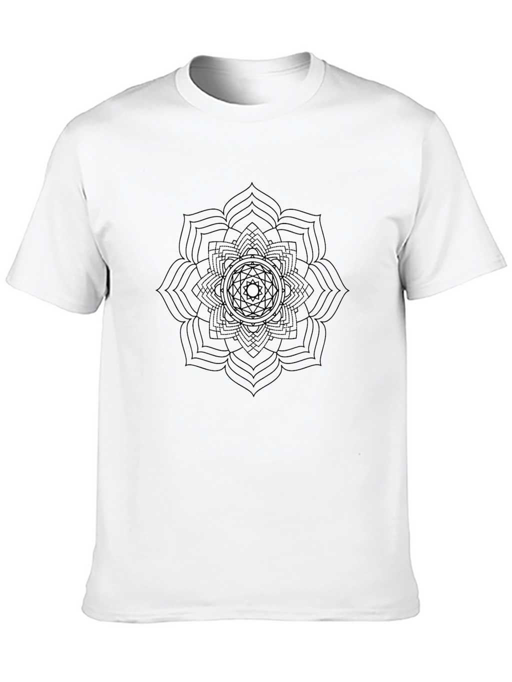 Mandala Graphic Black T-Shirt