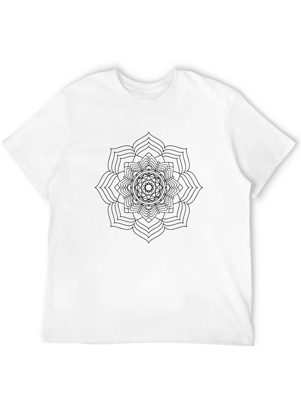 Mandala Graphic Black T-Shirt