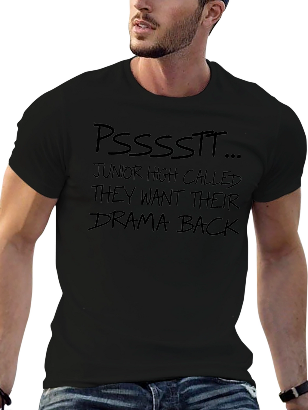 Drama Back T-Shirt - Funny Sarcastic Tee