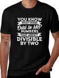 Funny Math T-Shirt - Odd Numbers Humor Tee