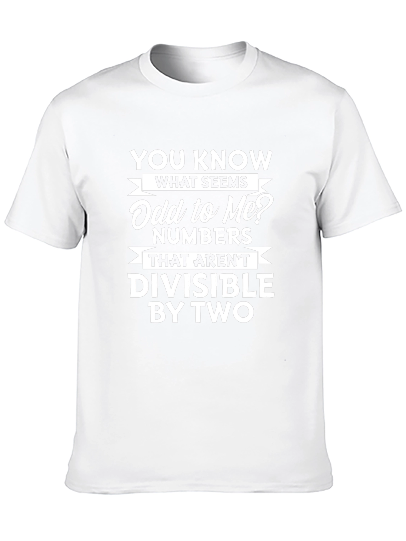 Funny Math T-Shirt - Odd Numbers Humor Tee