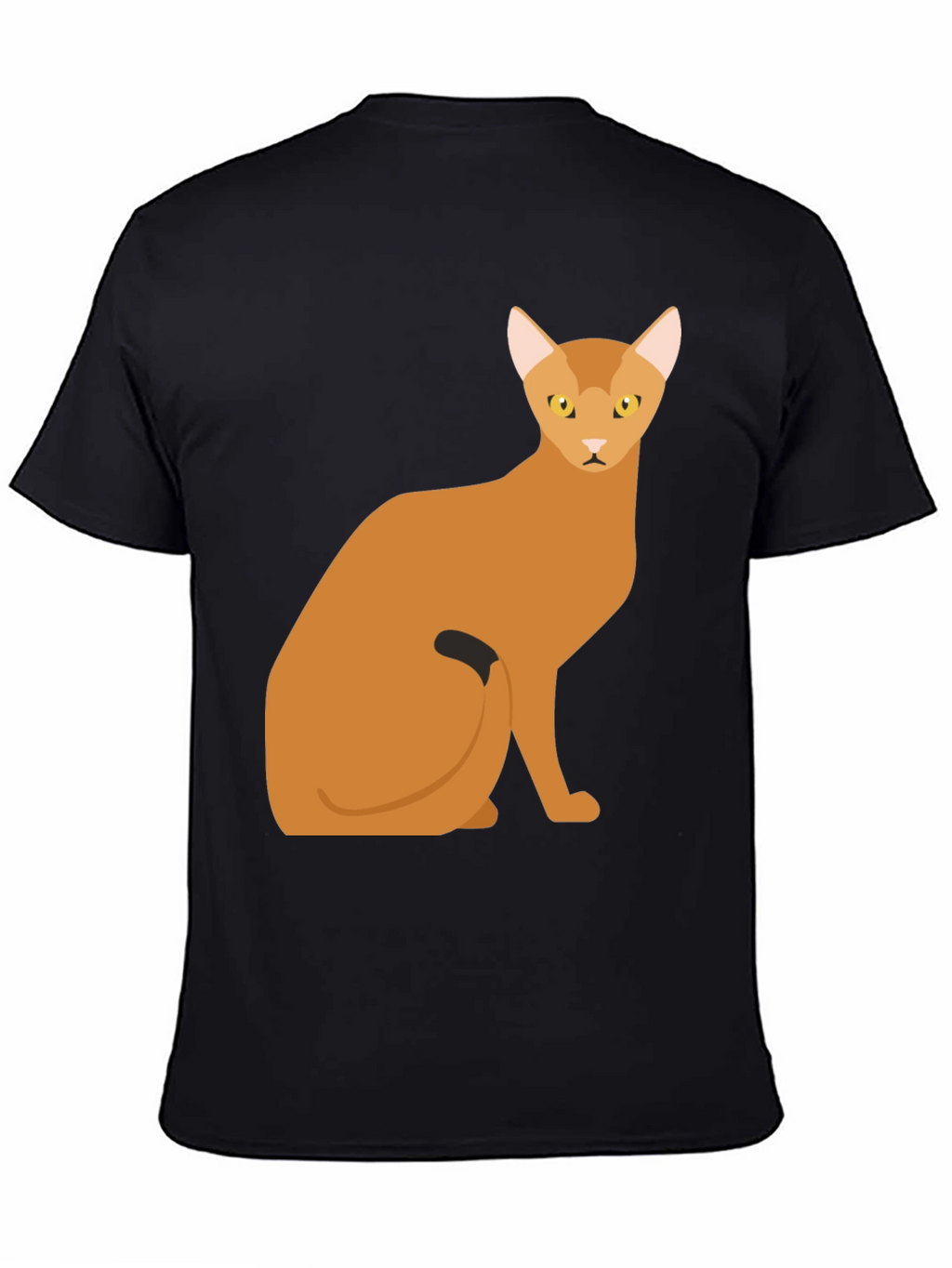 Abyssinian Cat Graphic Tee - Soft Cotton Comfort