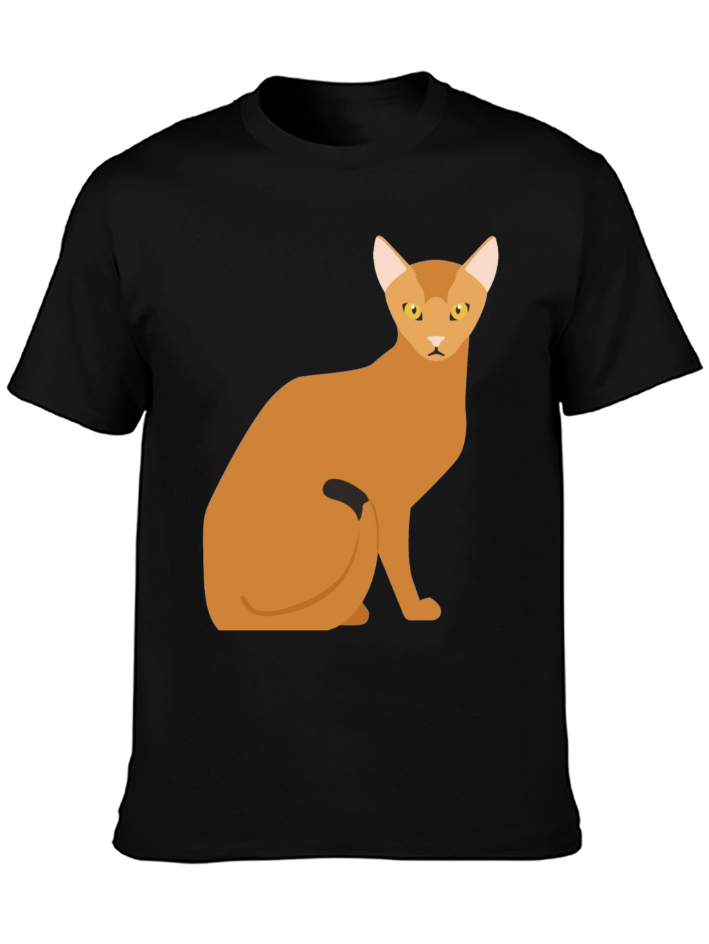 Abyssinian Cat Graphic Tee - Soft Cotton Comfort