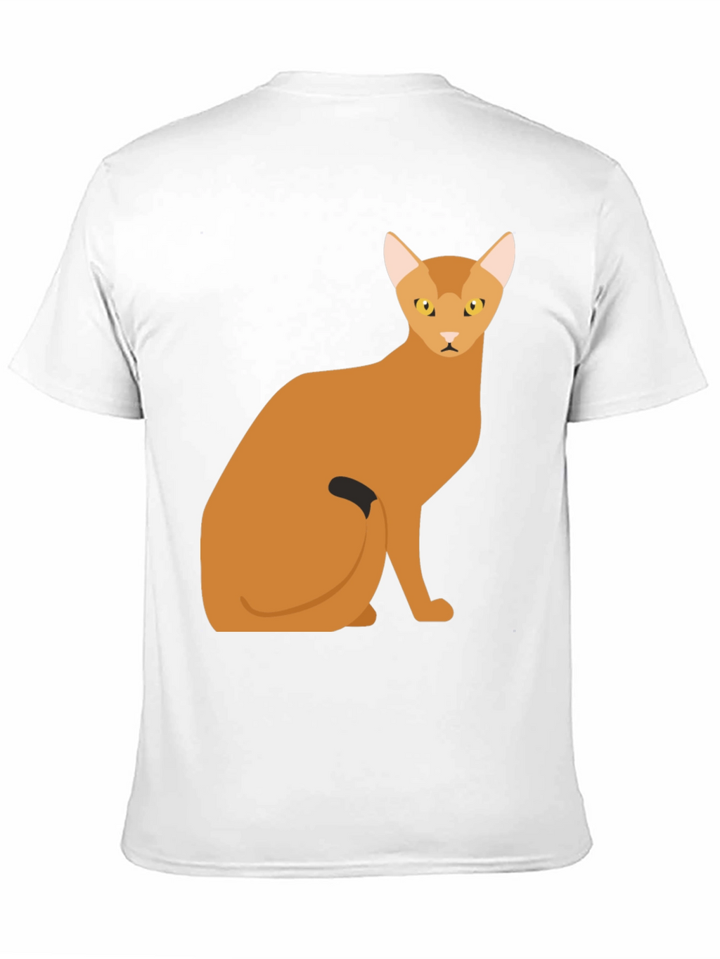 Abyssinian Cat Graphic Tee - Soft Cotton Comfort
