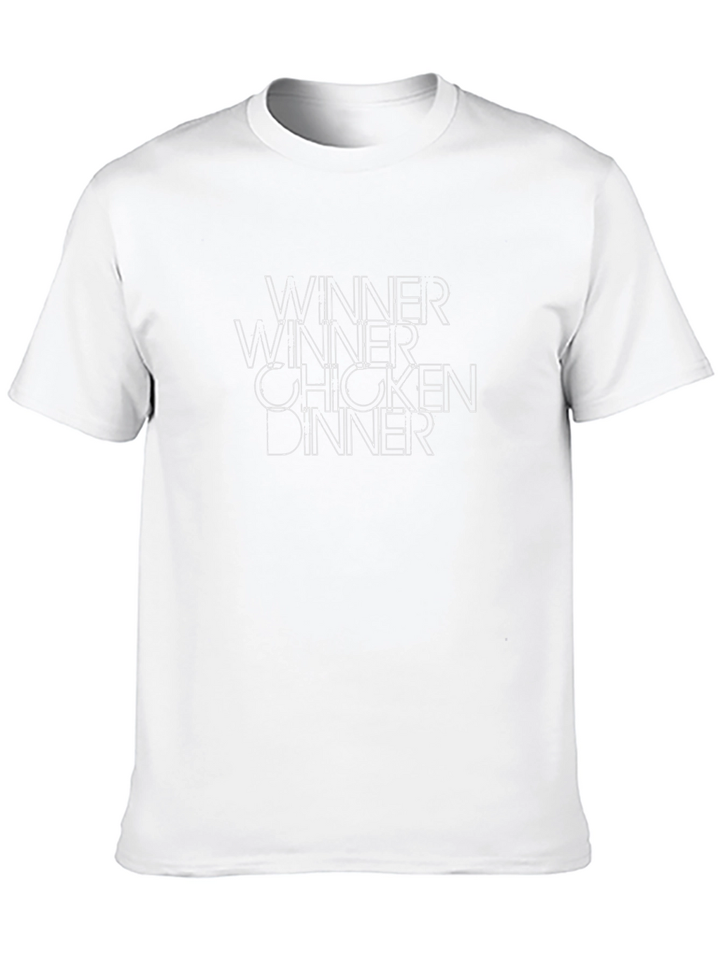 Winner Winner Chicken Dinner Graphic Tee - Black