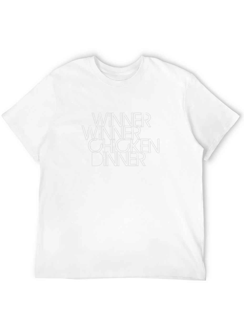 Winner Winner Chicken Dinner Graphic Tee - Black