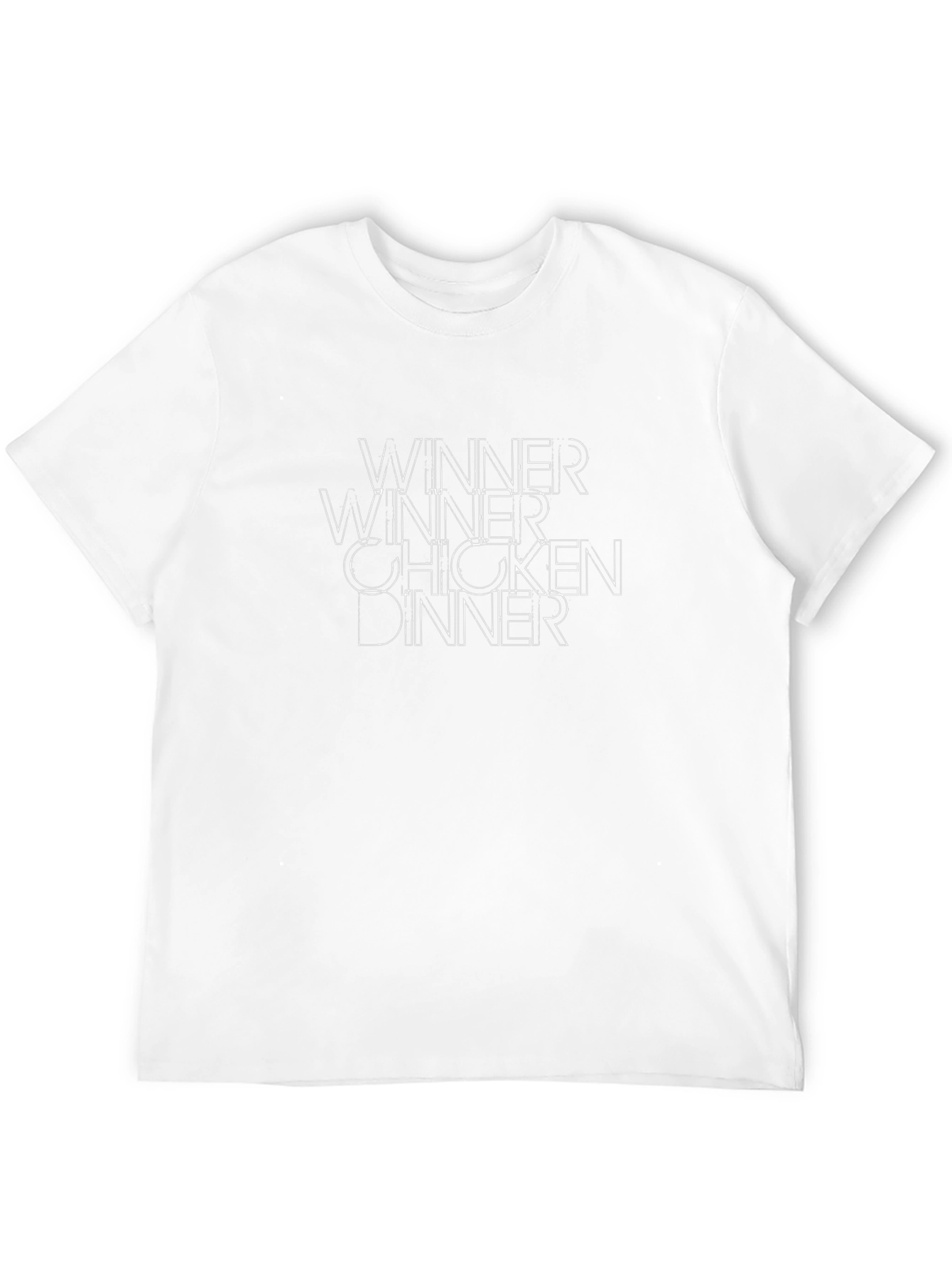 Winner Winner Chicken Dinner Graphic Tee - Black