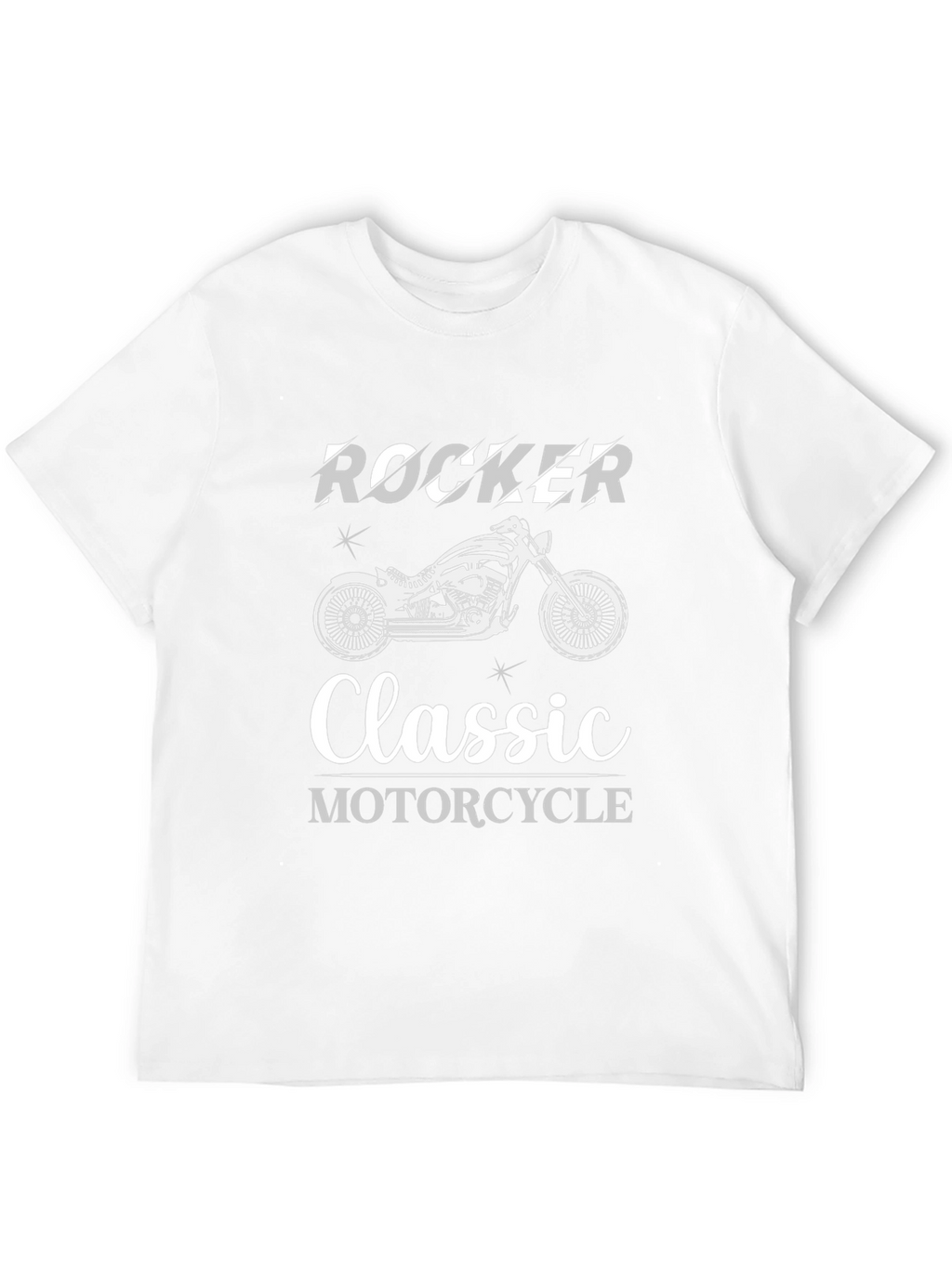 Rocker Classic Motorcycle Graphic T-Shirt
