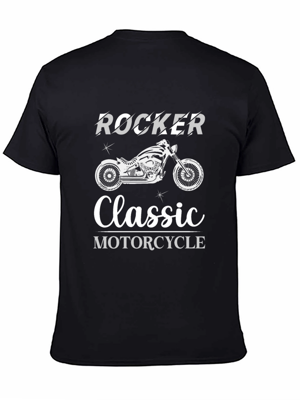 Rocker Classic Motorcycle Graphic T-Shirt