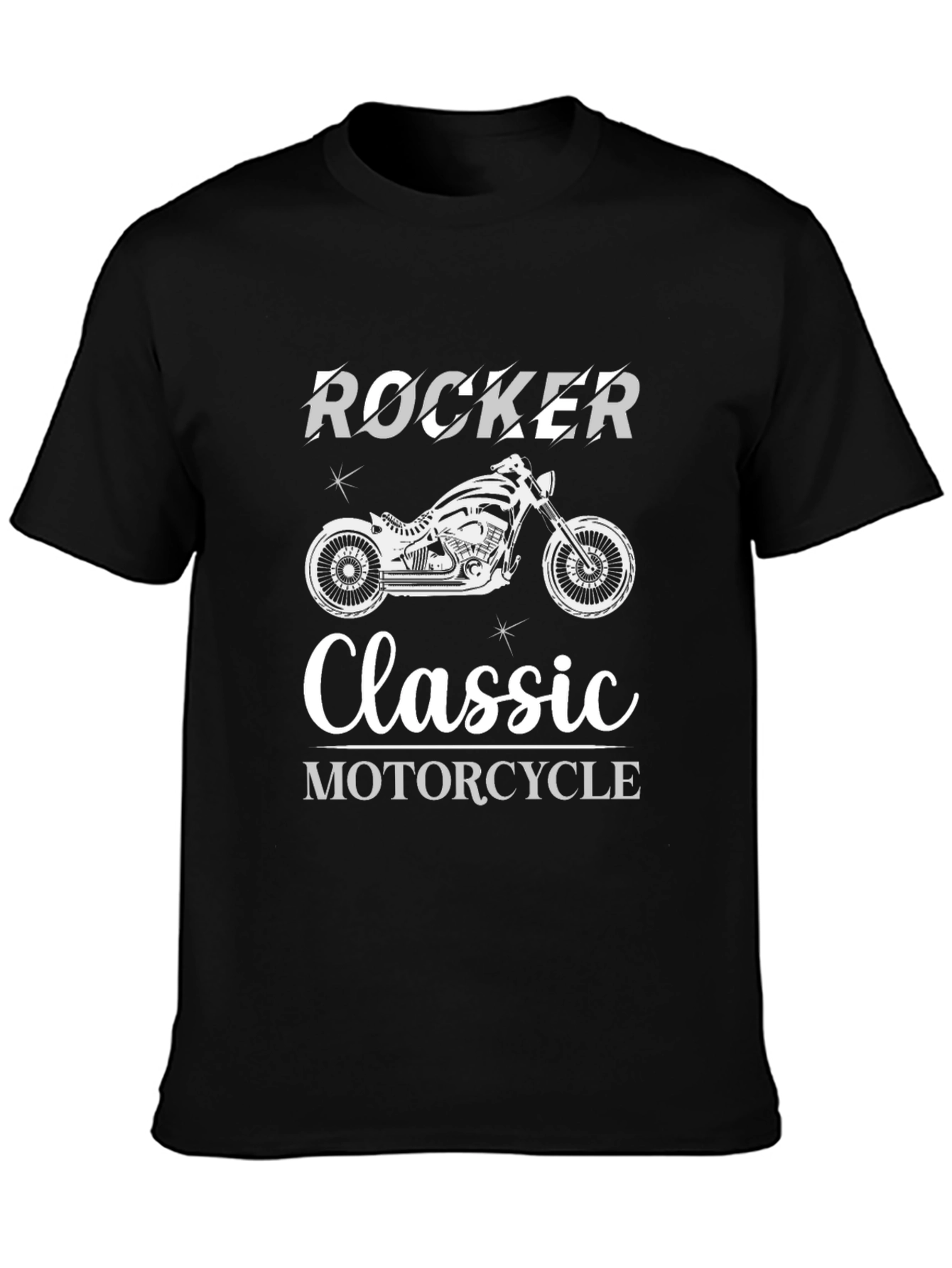 Rocker Classic Motorcycle Graphic T-Shirt