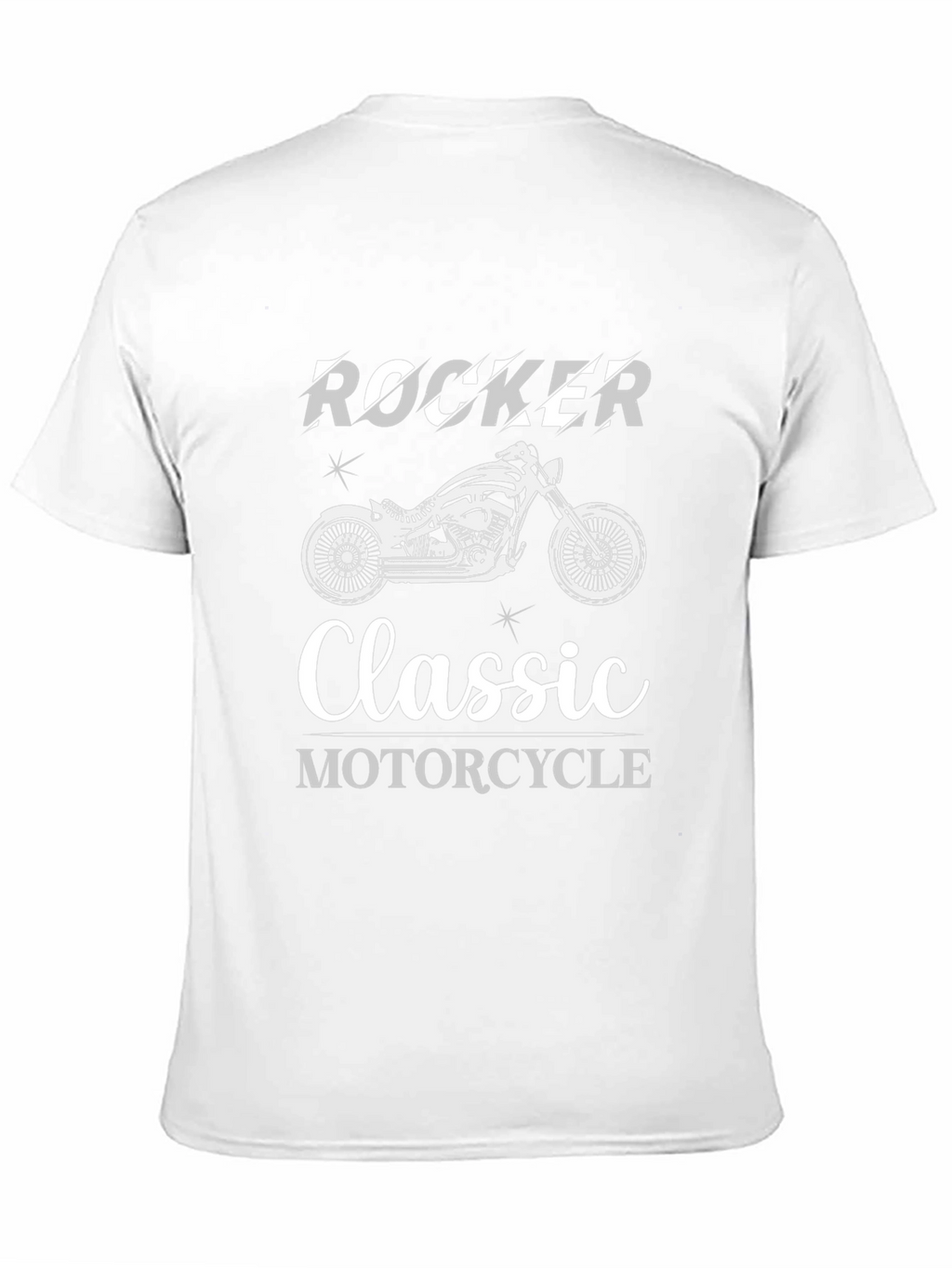 Rocker Classic Motorcycle Graphic T-Shirt