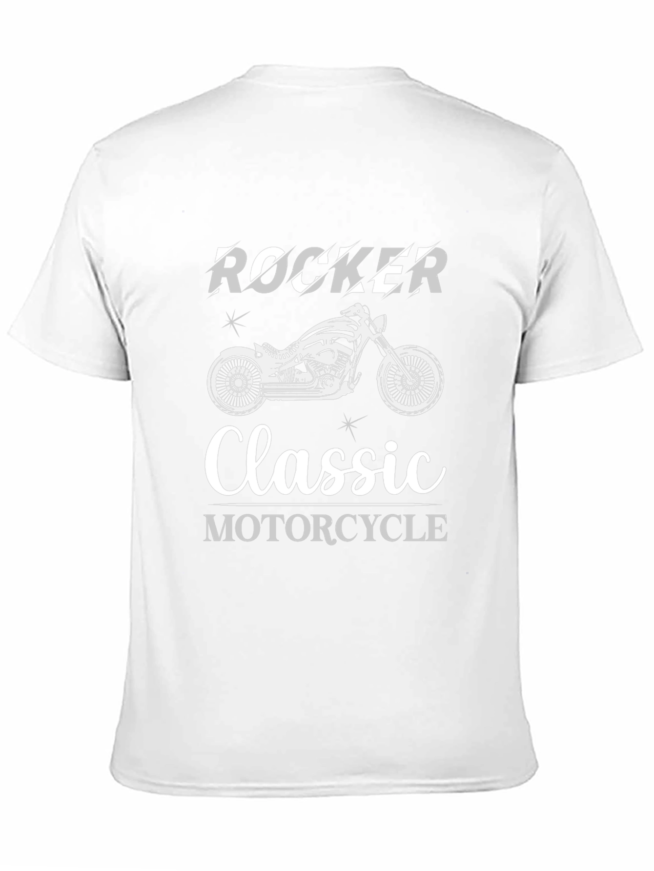 Rocker Classic Motorcycle Graphic T-Shirt