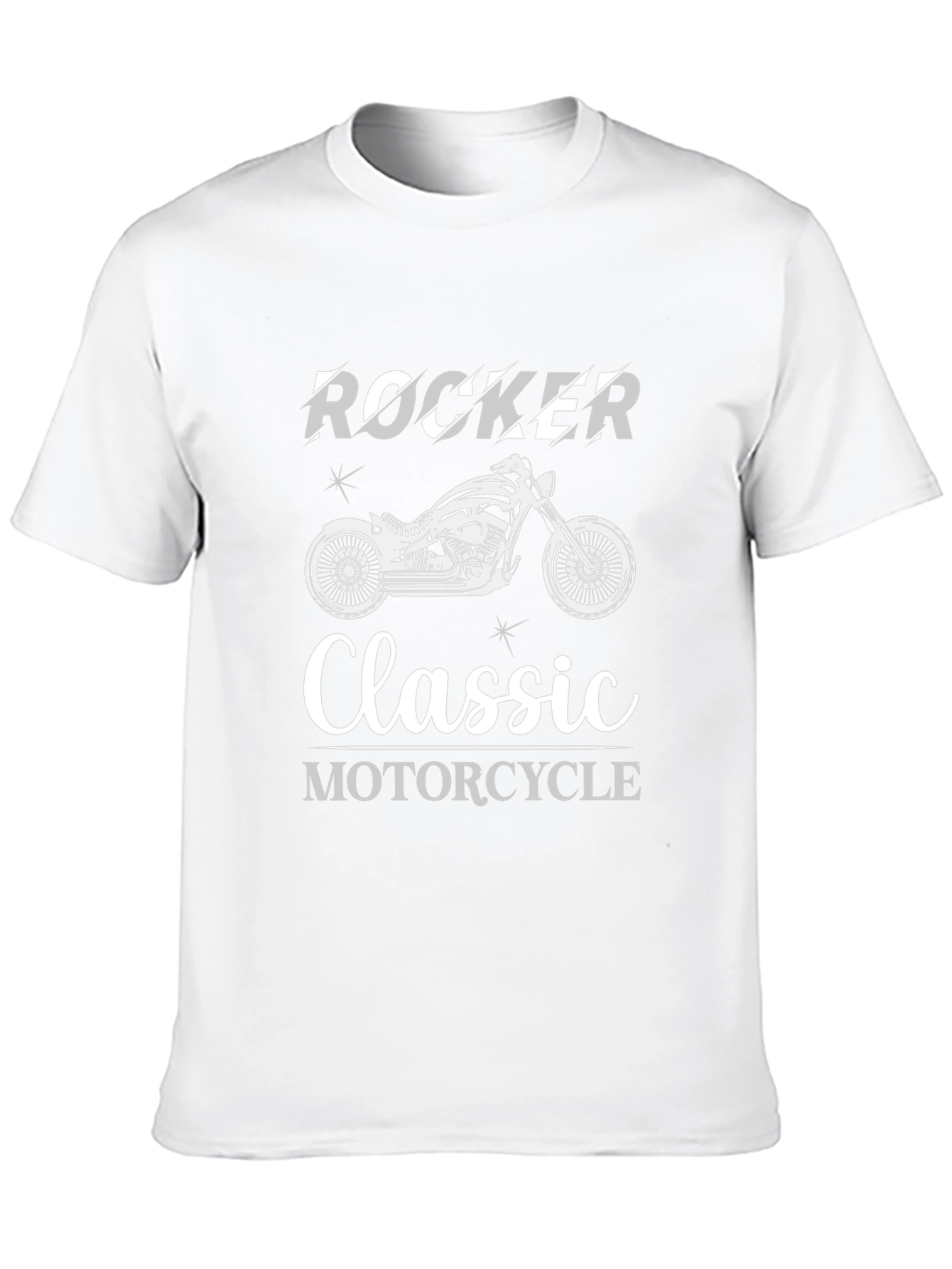 Rocker Classic Motorcycle Graphic T-Shirt
