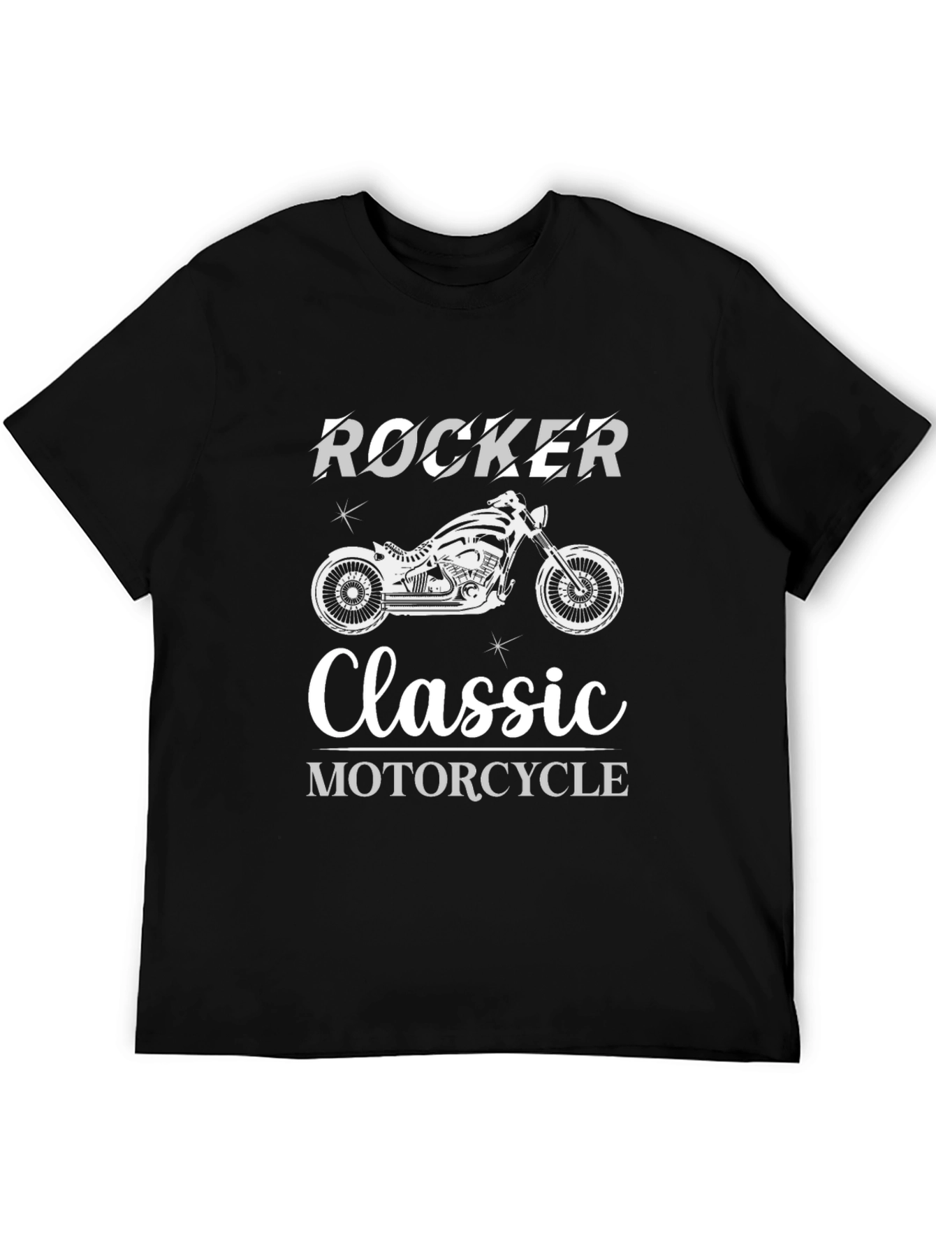 Rocker Classic Motorcycle Graphic T-Shirt
