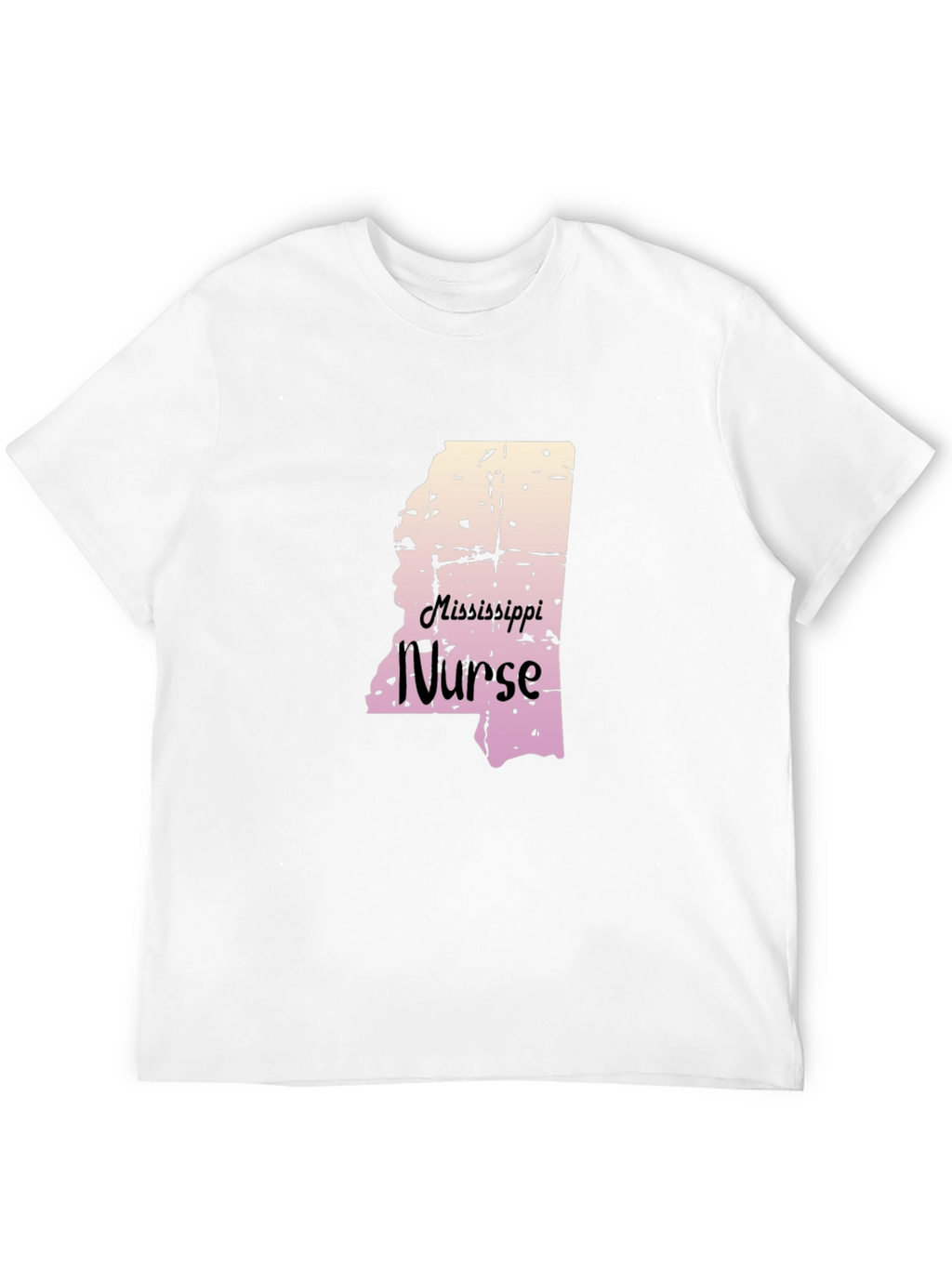 Mississippi Nurse Graphic Tee - State Pride
