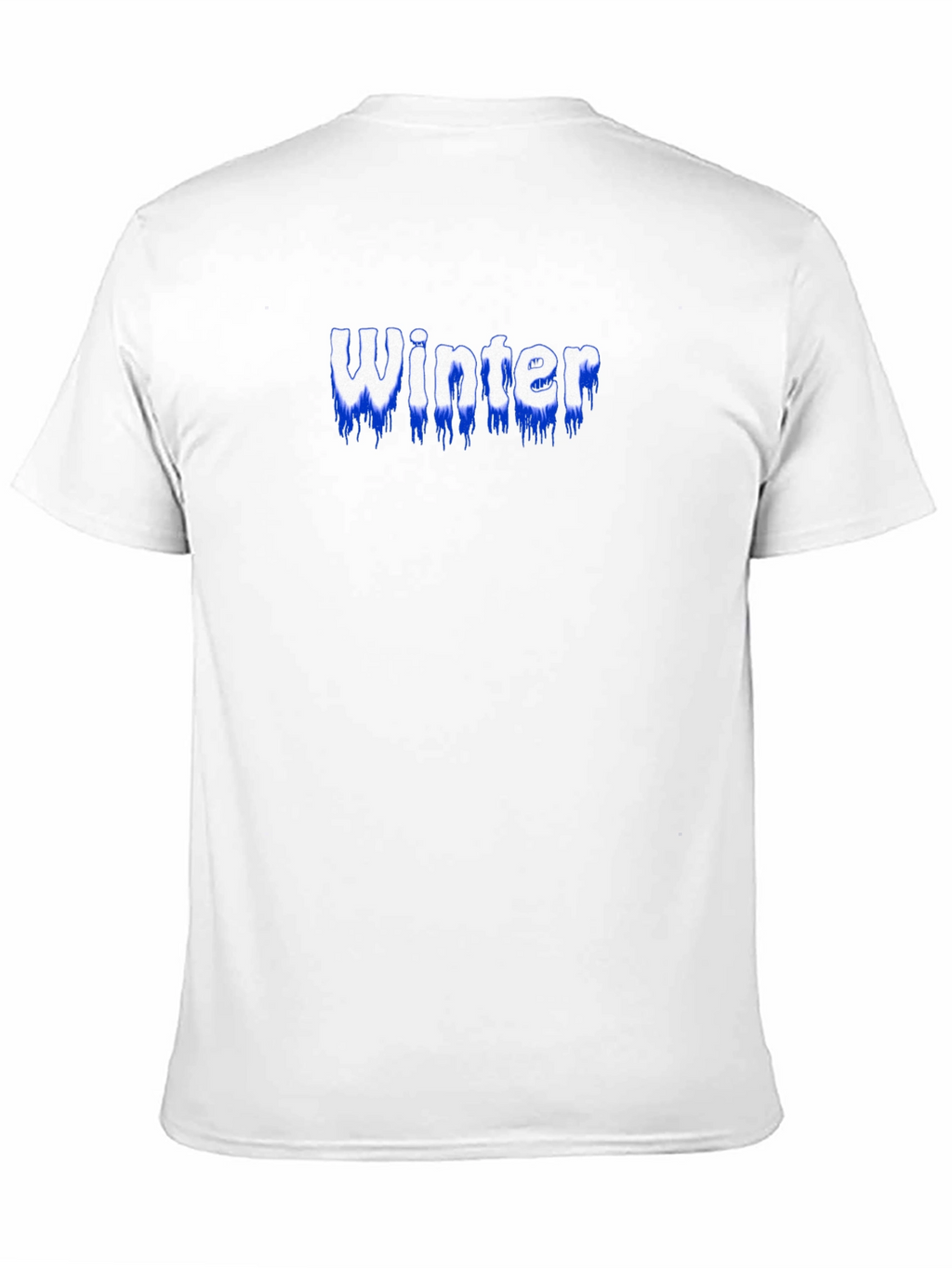 Winter Text Graphic Black T-Shirt